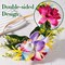 Hawaiian Flower Crown Headband - Artificial Tropical Orchid Headpiece Hawaii Floral Hair Accessories